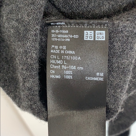 Uniqlo cashmere turtleneck sweater - Picture 5 of 5